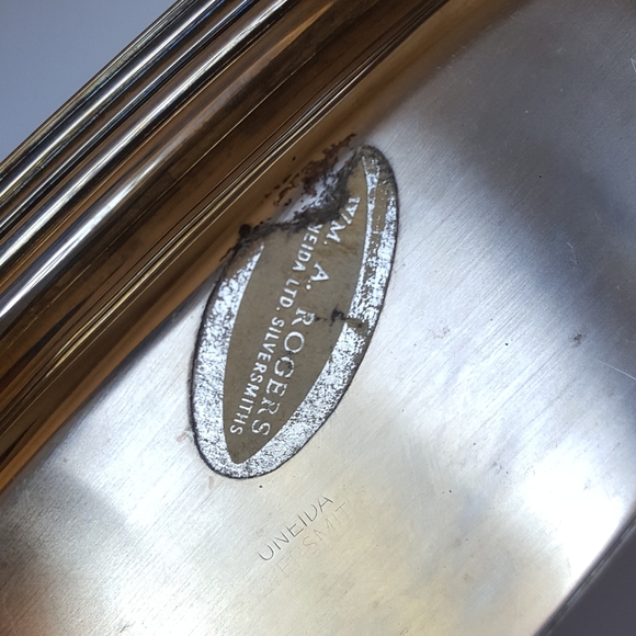 Oneida Kitchen Oneida Ltd Silversmiths Silver Plated Butter Dish